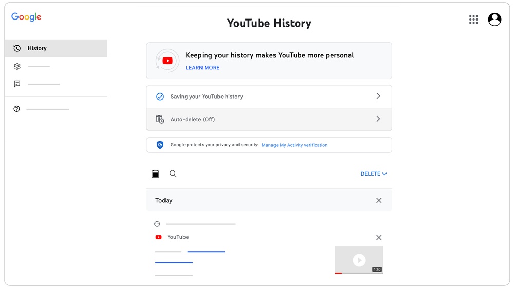 How to Clear the Search History in Youtube